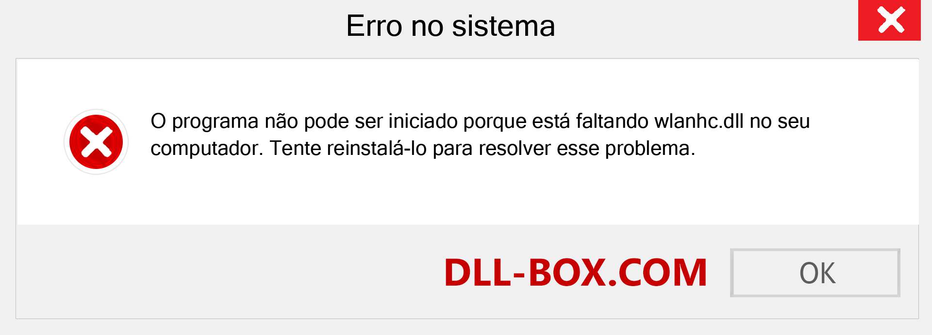 Arquivo wlanhc.dll ausente ?. Download para Windows 7, 8, 10 - Correção de erro ausente wlanhc dll no Windows, fotos, imagens